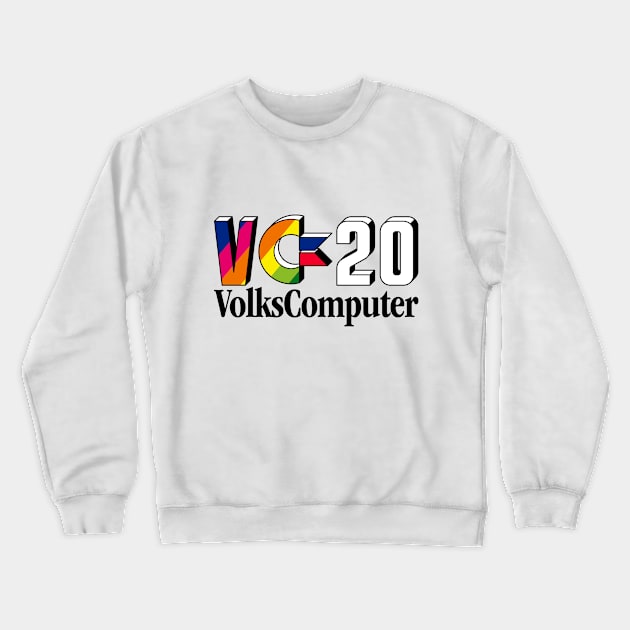 Commodore VC-20 - Germany - Version 2 Black Crewneck Sweatshirt by RetroFitted